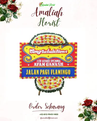 Bunga Papan Congratulation di Getasan